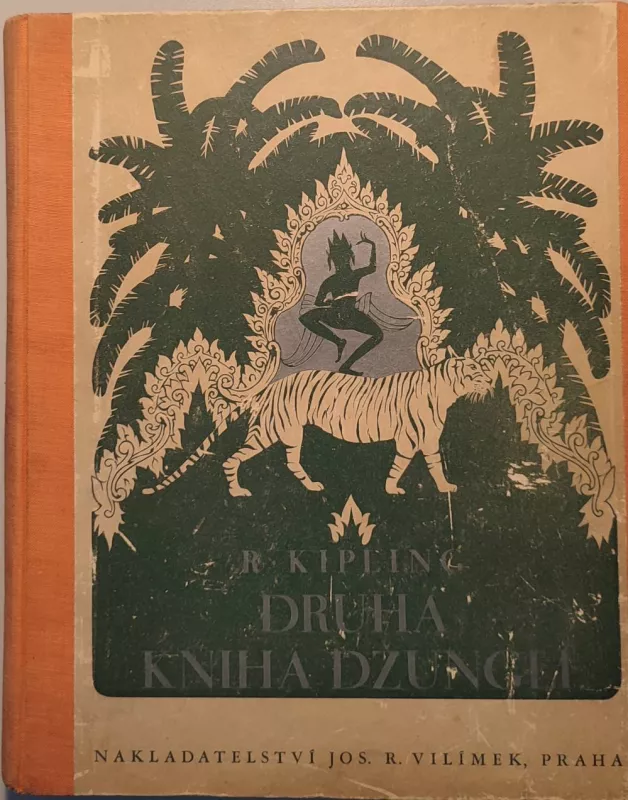 Rudyard Kipling Druhá kniha džunglí 1933 ilustrace Otakar Štáfl