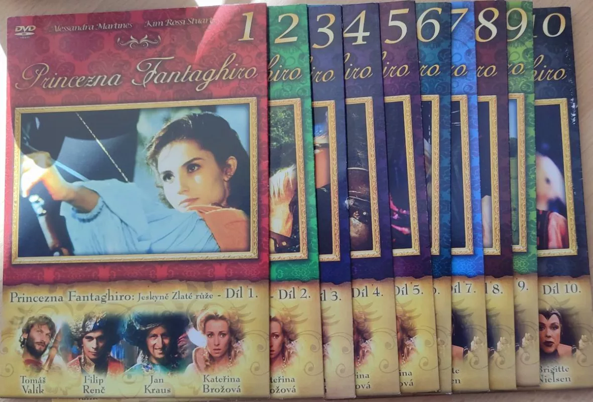 10DVD Princezna Fantaghiro 1-10