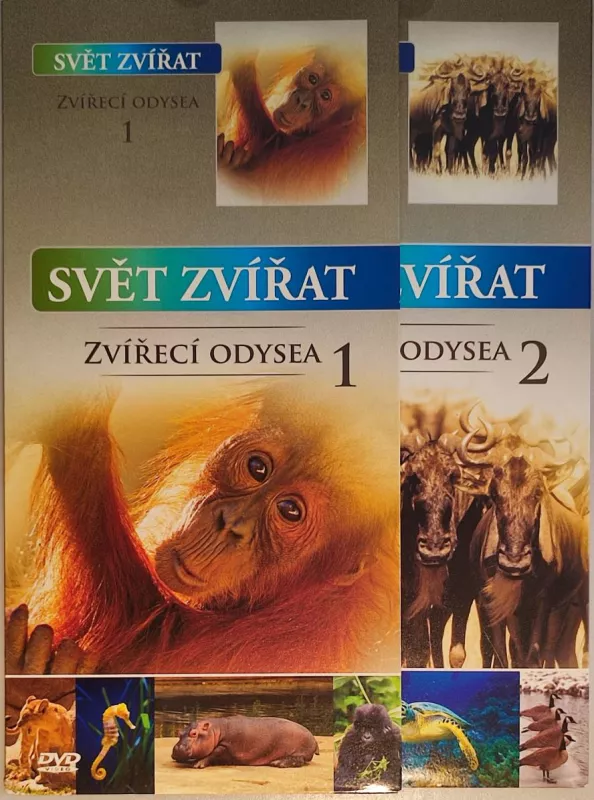 2DVD Svět zvířat-Zvířecí odysea 1+2
