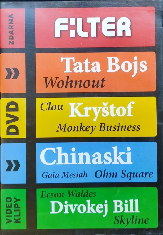 DVD FILTER (Tata Boys,Kryštof Chinaski Divokej Bill)