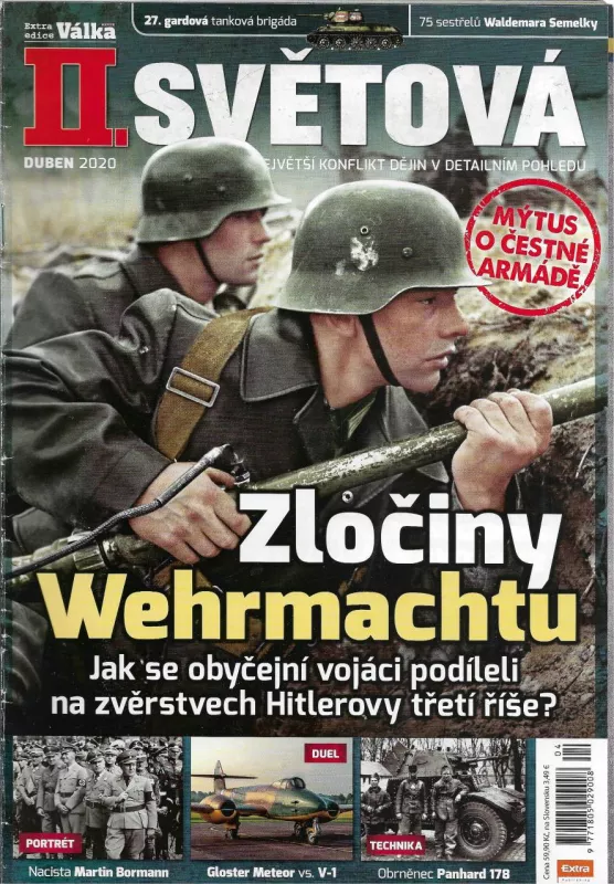 II.Světová válka duben 2020 Zločiny Wehrmachtu
