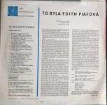 LP Edith Piaf – To Byla Edith Piafová VG+/VG