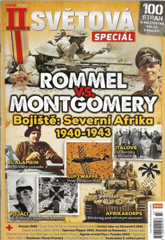 Válka speciál 2018 100 stran Rommel vs.Montgomery