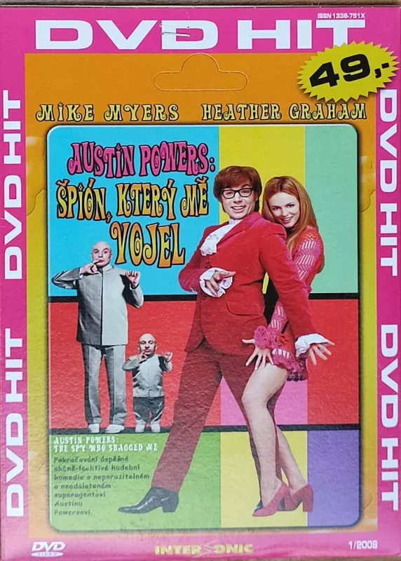DVD Austin Powers: Špion, který mě vojel