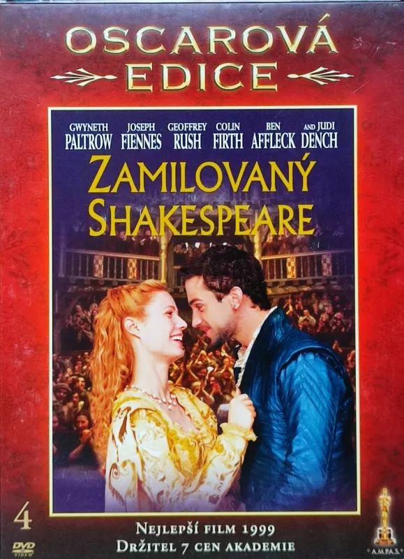 DVD Zamilovaný Shakespeare.