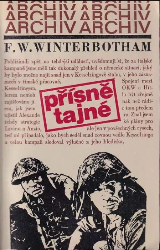 F. W Winterbotham: Přísně tajné